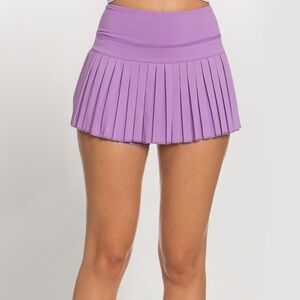 Gold hinge purple mini skirt size small